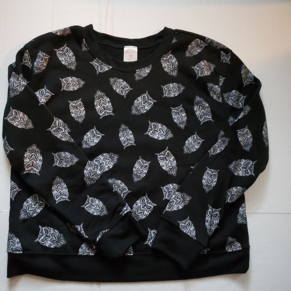 OWL PRINT SWEATSHIRT- NWOT - Picture 1 of 2